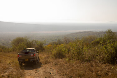 Toyota Pickup mit Ausblick