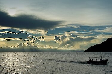 Boot auf dem Malawisee